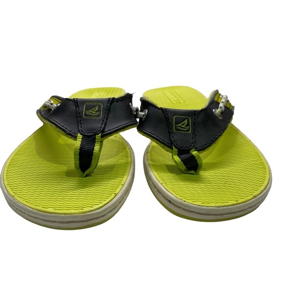 Sperry- flip flops- Lime Green / Black - size 6 - Picture 3 of 7
